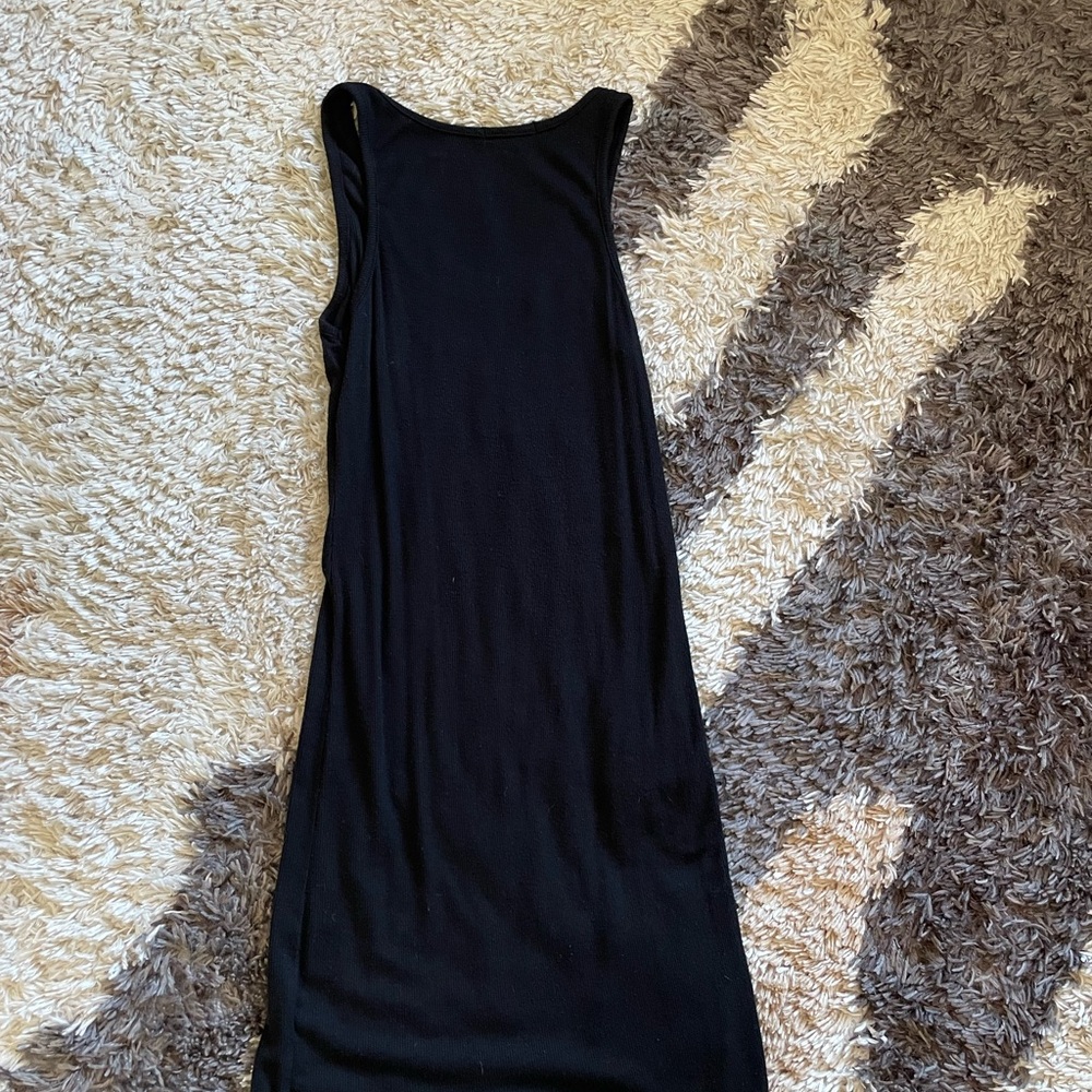 TALENTLESS Black Ribbed Mini Tank Dress - Picture 4 of 4